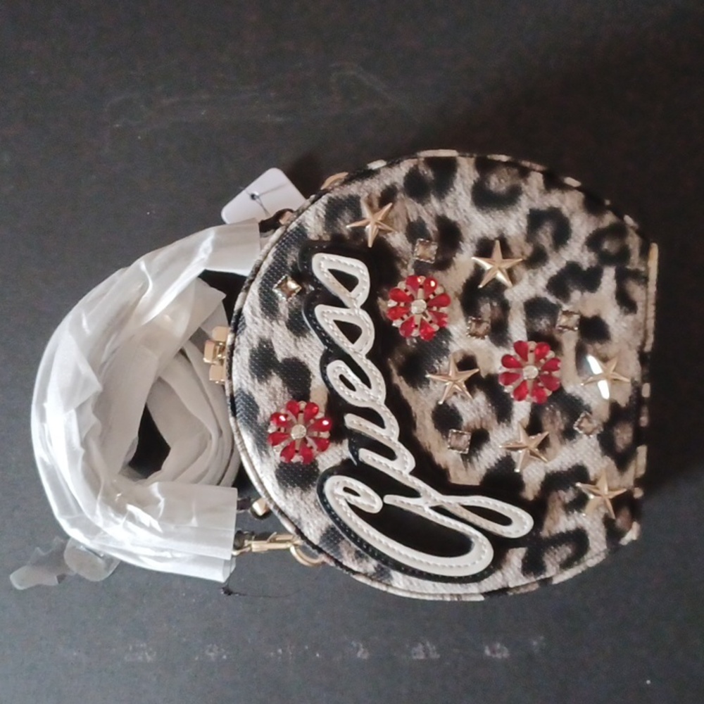 Guess Women's Britta Round Mini Satchel Handbag